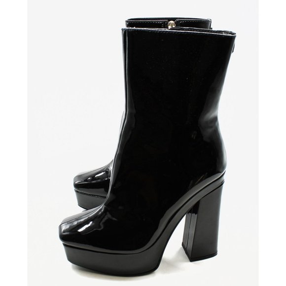 GUESS Women's Byra Platform Block Heel Dress Booties - Picture 3 of 9